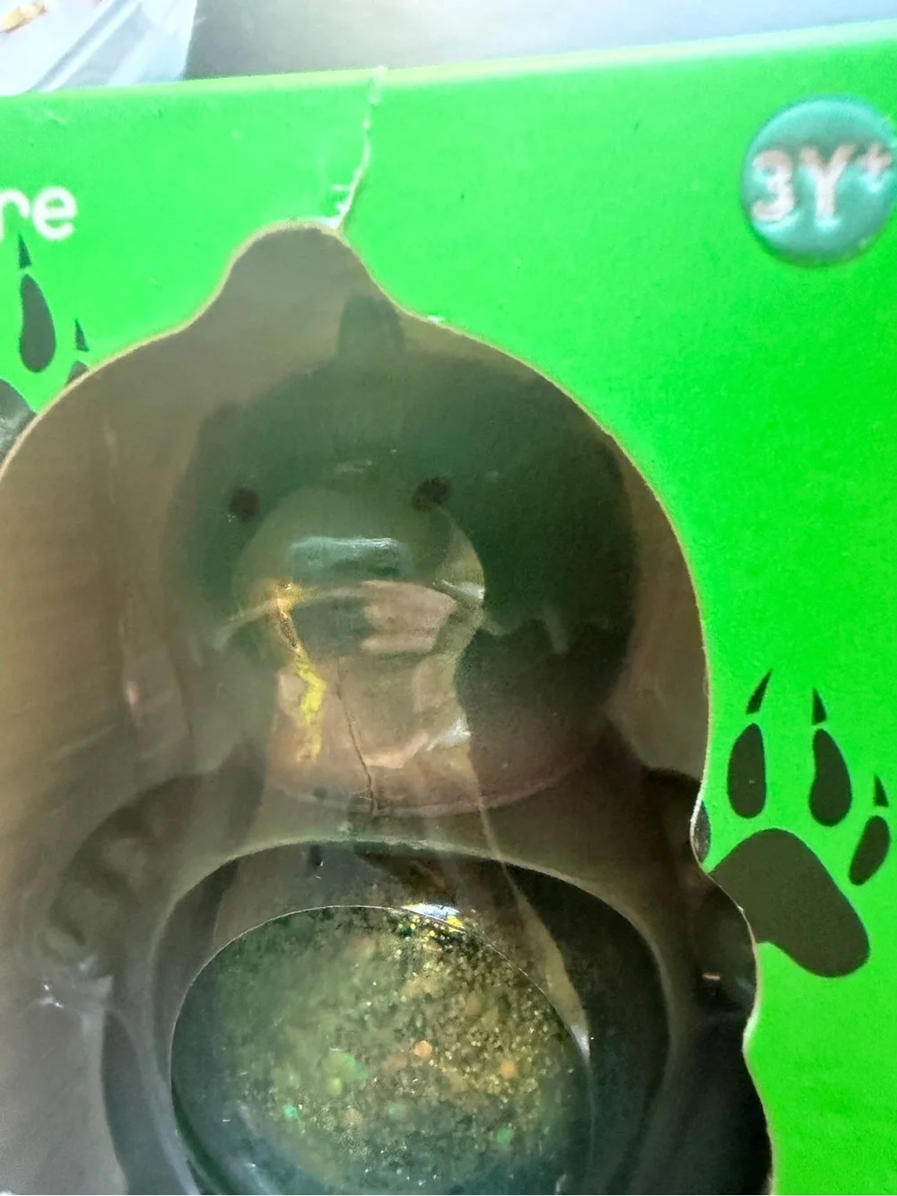 New J'adore Squishasaurus Dinosaur Squishy Squeeze Green Glitter Sensory Toy 3+